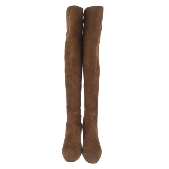 Stuart weitzman brown suede knee boot - Picture 1 of 11